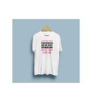 Oversize Yazılı unisex T-shirt