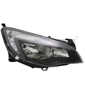 Opel Astra J Ön Far Elektrikli Motorlu Sıyah Sol 2010- (Oem No:  13297722)