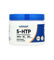 Nutricost 5-HTP Powder 25 Grams (300mg Per Serving) - Gluten Free  Non-GMO. (Renksiz)