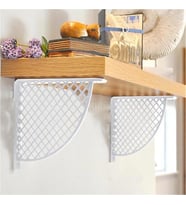 Plastik Raf Altı Bağlantı Beyaz 17*18cm (2 Adet)