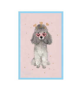 Köpek Ve Tavşan Temalı Hediye Not Kartı Ve Kartpostal  10x15 Cm (Pembe-Mavi-Sarı-Beyaz)