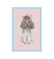 Köpek Ve Tavşan Temalı Hediye Not Kartı Ve Kartpostal  10x15 Cm (Pembe-Mavi-Sarı-Beyaz)