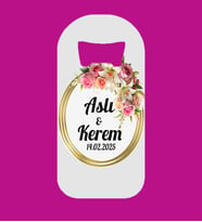 Kişiye Özel Magnet Açacak Nişan Düğün Nikah İçin