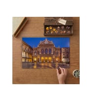 Catania İtalya Avrupa Mimarisi Tasarımı 240 parça Ahşap Puzzle Ahşap Kutuda MP00985