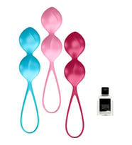 Satisfyer V Balls 3 Adet Yumuşak Dokulu Kegel Egzersiz Top Seti+Jel