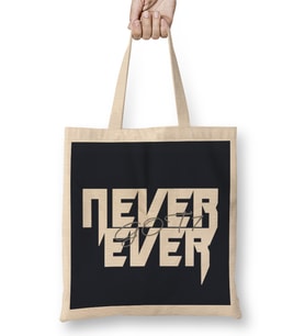 Never Ever Got7 Kpop Track Bez Çanta Uzun Saplı