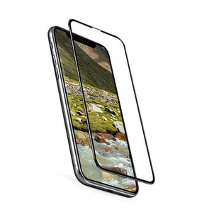 Apple iPhone 11 Uyumlu Zore Rika Premium Temperli Cam Ekran Koruyucu (Siyah)