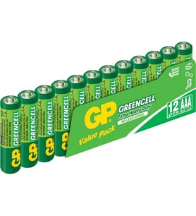 GP İnce AAA 12'li Kalem Pil 24G-VS12