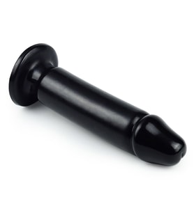 OdinsShop 22,5 Cm Siyah Yumuşak Kalın Dildo