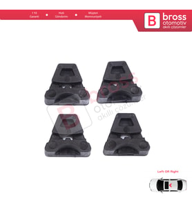 Mercedes W205 W169 W176 W177 W245 W242 C207 C238  C117 X156 X253 C218 İçin 4X Sunroof Kızak Klipsi
