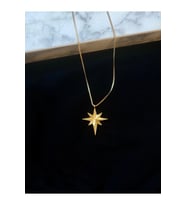 Çelik Gold Kutup Yıldızı 60 cm Kolye Unisex