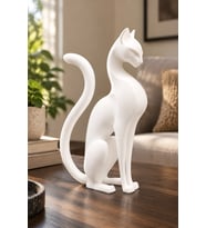 Kedi Anıtı Dekoratif Biblo