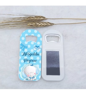 Hayaller Dükkanı 15 Adet Uzun Açacak Magnet 4,5x10,5 Cm Pauntiyeli Fl Baskılı  Uv Bebek Magnet