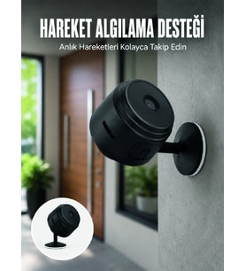 A9 Hd Mini Güvenlik Kamerası Wi-fi Bağlantılı Manyetik Tabanlı Ev Ve Ofis Kamerası