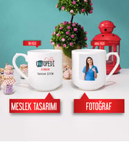 Ortopedi Uzmanı Kupa Bardak Oval Fotoğraflı