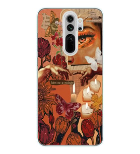 Redmi Note 8 Pro Uyumlu Eller Tablosu Aesthetic Tasarımlı Şeffaf Telefon Kılıfı