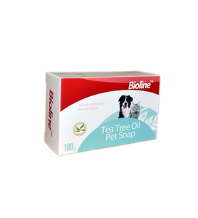 Bioline Kedi Ve Köpek için Çay Ağacı Yağlı Bakım Sabunu 100 Gr.