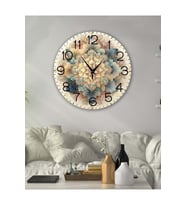 Retro Tasarımlı Duvar Saati 35X35 CM (Karışık)