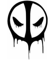 Deadpool Oto Cam Sticker 15*15 Cm