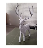 Voronoi Şeklinde Geyik Dekoru 17 Cm