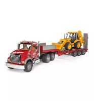 MACK Granite JCB 4CX Kepçe Taşıyan Tır Seti