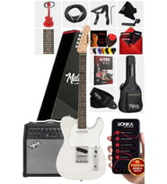 Midex TLX-50WH-50AMP Tele Kasa Gül Klavye 2 Single-Coil 50W Amfili Elektro Gitar