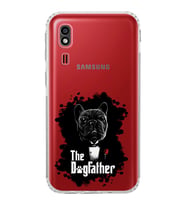 Samsung Galaxy A2 Core  Kamera Korumalı  Kapak Dog Father Tasarımlı  Şeffaf Kılıf