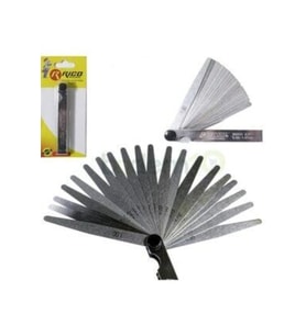 Sentil Feeler Çakısı Seti, 20 Adet, 0.05-1.00mm Ölçüm Kalitesi