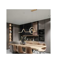 Villa Maria Yemek Masası Led Avize RA-AVZ- 2654-70-38 (Gold)