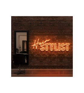 Hair STYLIST Yazılı Neon Tabela