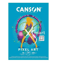 Canson Xsmart Pixel Art Çizim Defteri A4 120 gr 40 yp