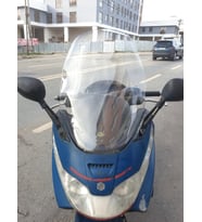 MOTOCAM Piaggio X8 200 Ön Cam 2004-2006 Model 58cm Şeffaf Renkli 4mm