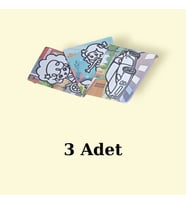Kum Boyama Seti 3 Adet A4 Boyutunda (27x20 )