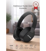 Bluetooth Kulaklık Kulak Üstü Kablosuz Kulaklık HD50 Siyah