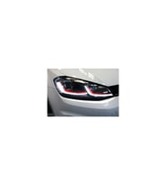 Vw Golf 7 Uyumlu  2012-2013-2014 7.5 Dizayn Kırmızı J Far