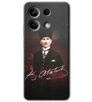 Poco X6 Kılıf HD Desen Baskılı Kılıf - Kemal Atatürk
