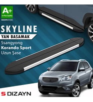 S-Dizayn Ssangyong Korando Sport Skyline Aluminyum Yan Basamak 203 Cm 2010-2019 A+ Kalite