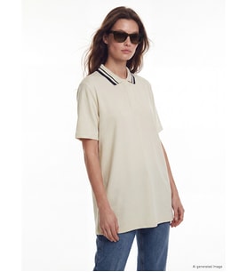LCW Modest Bej Soft Touch Kadın Tişört