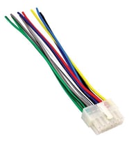 PM-30044 12 Pin 10Cm Kablolu Kenwood Piranha Oto Teyp Soket 27x20x13mm