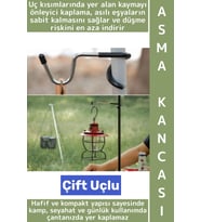 Yüksek Kaliteli Paslanmaz Çelik Kamp Outdoor Pratik Çok Fonksiyonlu S Şekilli Eşya Asma Kancası