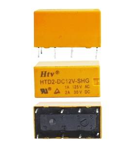 12V Telekom Röle (12V 2A) HTD2-DC12V-SHG