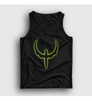 Presmono Unisex Siyah Logo Oyun Quake 4 IV Atlet 511443tt