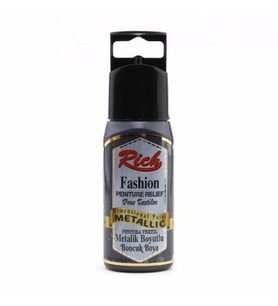Rich Boyutlu Boncuk Boya 60 ml. 934 METALİK SİYAH 