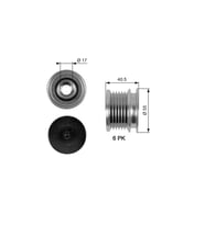 ALTERNATÖR CIRCIR KASNAĞI ÇIKINTISIZ SPRİNTER W901 W903 W906 EURO3 EURO4