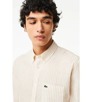 Lacoste Men's Regular Fit Yellow Shirt Standart Kesim Erkek Keten Gömlek Sarı