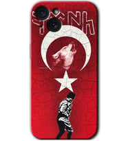 İphone 15 Plus Kılıf HD Desen Baskılı Kılıf - Bozkurt Atam