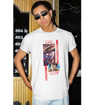 Monkey D. Luffy Baskılı Unisex Oversize One Piece Anime Karakter Tişört