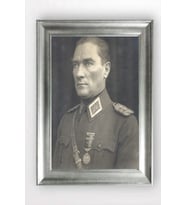 Gümüş Çerçeveli Atatürk Tablo cv1242