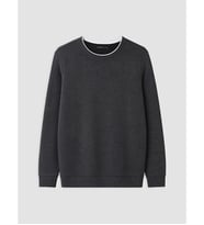 LCWAIKIKI Classic Siyah Bisiklet Yaka Erkek Sweatshirt