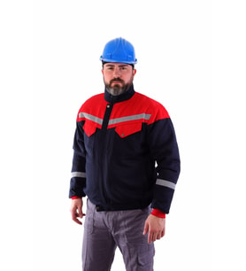 ESER - 7-7 Gabardin İçi Polarlı Robalı Mont - Lac,Kırmızı